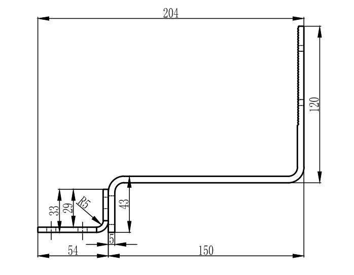 FotoSmall: Estructura_Base_Tejas_ajustable_9_medidas