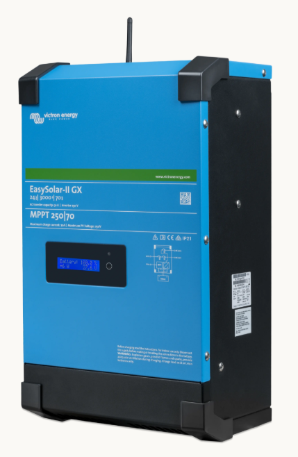 FotoSmall: Victron_EasySolar_II_24300070_32_MPPT_25070_GX